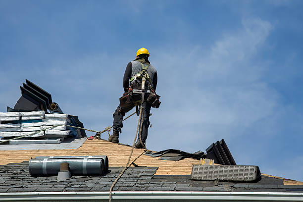 Professional Roof Installation technician working in Dorena, OR